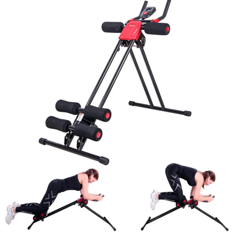 Planche polyvalente pliable pour exercices d'abdominaux - écran LED
