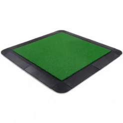 Plaque de sol en gazon synthétique pour espace de cross training et hyrox -100 x 100 x 2 cm