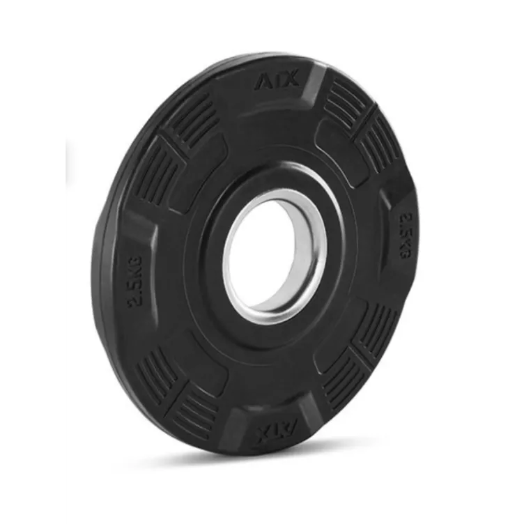 Plaques de poids olympiques ATX 4 poignées avec revêtement caoutchouté 1,25 à 25 kilos