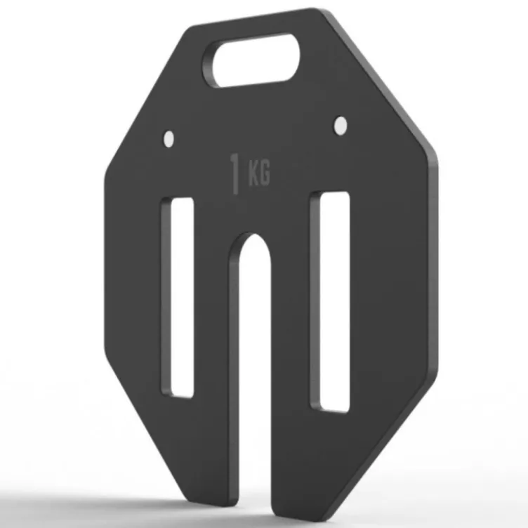 Plaques de poids supplémentaires pour paires d'haltères Octa Dumbells ATX 2 x 1 kg - Extension de charge