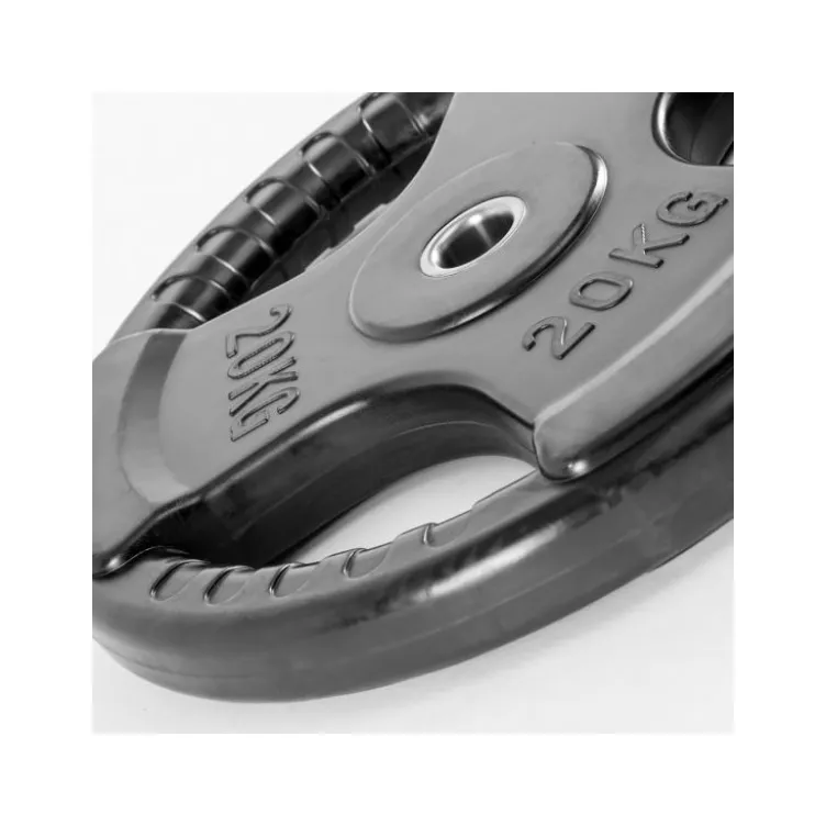Plaques de poids taille standard avec revêtement caoutchouc 0,5 à 20 kg - Diamètre 30 mm