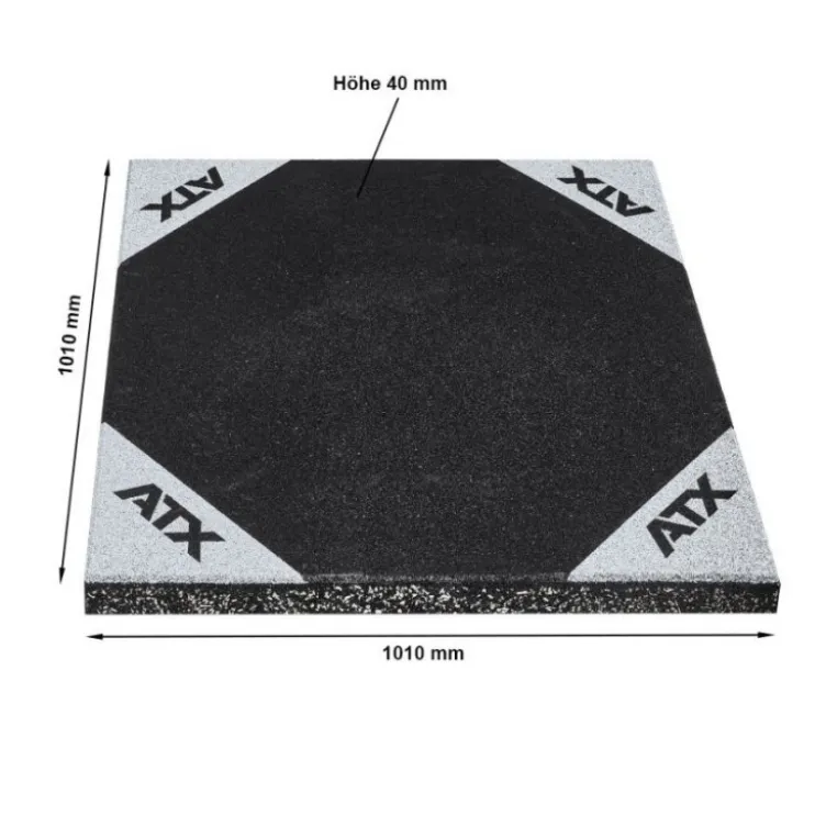 Plaques de protection de sol 40 mm d'épaisseur pour pratique d'haltérophilie et soulevé de terre