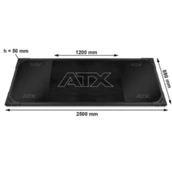 Plateforme de deadlift - Powerlifting avec logo ATX exercices de soulevé de terre