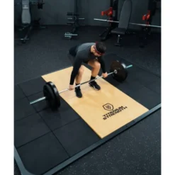Plateforme de soulevé de terre 2 x 3 m Titanium Strength TP170 - Caoutchouc et panneau central en contreplaqué 30 mm d'épaisseur