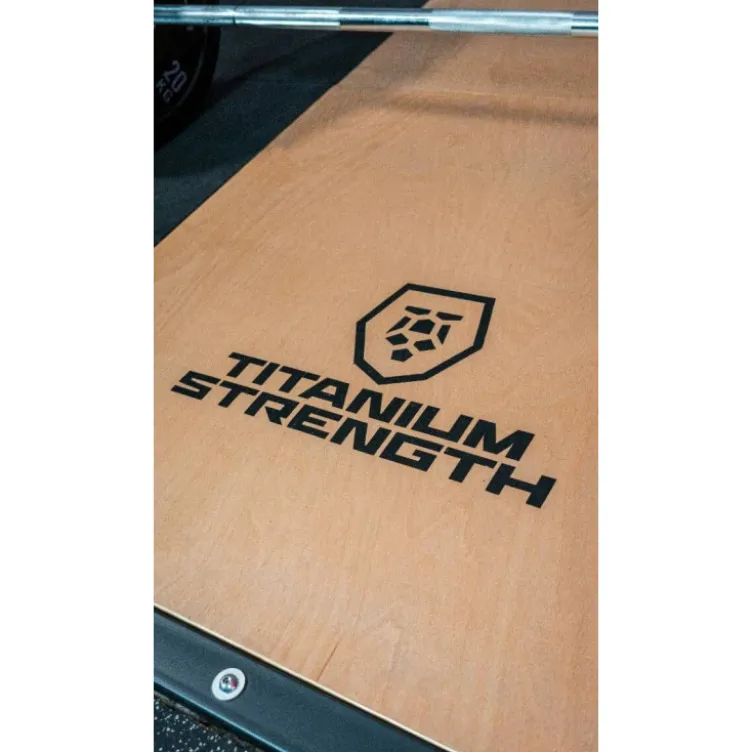 Plateforme de soulevé de terre 2 x 3 m Titanium Strength TP170 - Caoutchouc et panneau central en contreplaqué 30 mm d'épaisseur