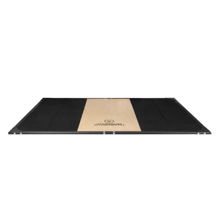 Plateforme de soulevé de terre 2 x 3 m Titanium Strength TP170 - Caoutchouc et panneau central en contreplaqué 30 mm d'épaisseur