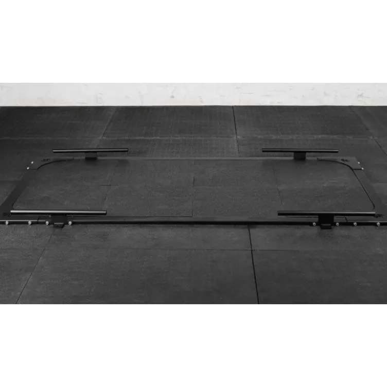 Plateforme de soulevé de terre en bois et caoutchouc 112 cm x 12 cm - Deadilft