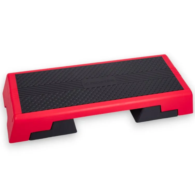 Plateforme de step pour aérobic et remise en forme large avec hauteur réglable - Capacité de charge 250 kg