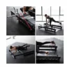 Plateforme hip thrust polyvalente de qualité professionnelle avec supports pour bandes de résistances - 200 kg max