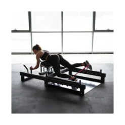 Plateforme hip thrust polyvalente de qualité professionnelle avec supports pour bandes de résistances - 200 kg max