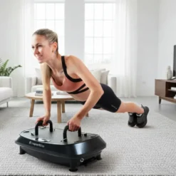 Plateforme vibrante Duonique à deux niveaux avec 30 vitesses et 3 types de vibrations pour le renforcement musculaire