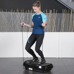 Plateforme à vibrations Julisa multiples avec programmes d'entraînement variés - Surface de massage incurvée