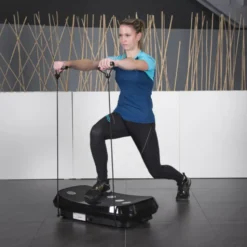 Plateforme à vibrations Julisa multiples avec programmes d'entraînement variés - Surface de massage incurvée