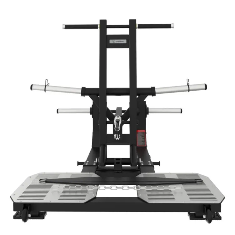 Plate loaded belt squat avec ceinture Titanium Élite Séries à capacité de charge 400 kg - Bandes élastiques incluses EL-PL35