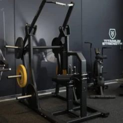 Plate Loaded Iso-Lateral Lat Pulldown Titanium Strength Élite Séries EL-PL6 - Appareil de musculation pour le dos