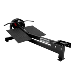 Plate loaded rowing t-bar machine sans appui avec base antidérapante - Appareil à charge libre pour le dos et les bras