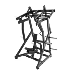 Plate loaded row machine Black Séries pour le dos avec capacité de 200 kg - Trajectoire divergente Titanium BS-PL18
