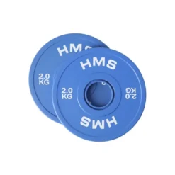 Poids olympiques de précision de 0.5 kg à 2.5 kg avec code couleur international pour training de strongman