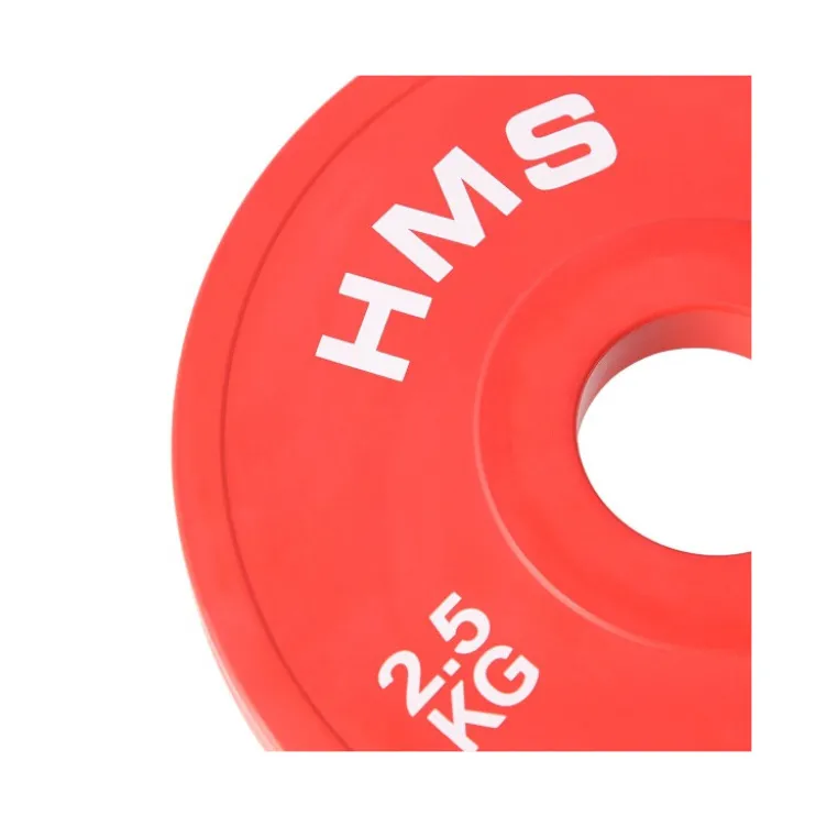 Poids olympiques de précision de 0.5 kg à 2.5 kg avec code couleur international pour training de strongman