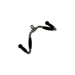 Poignée de tirage large avec 4 prises caoutchoutées pour musculation du dos