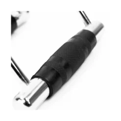 Poignée à deux mains en caoutchouc pour poulie de musculation - Accessoire de tirage