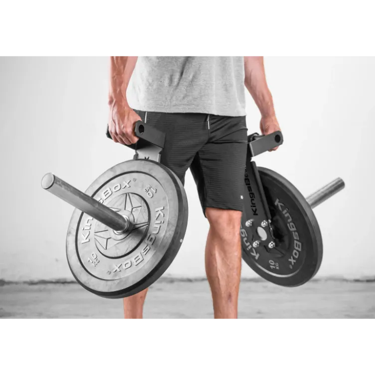 Poignées Farmer Walk de musculation pour training de Strongman ultra robuste en acier