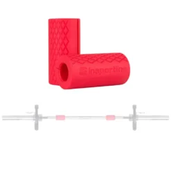 Poignées Fat grip de musculation pour barres d'haltérophilie - surface antidérapante