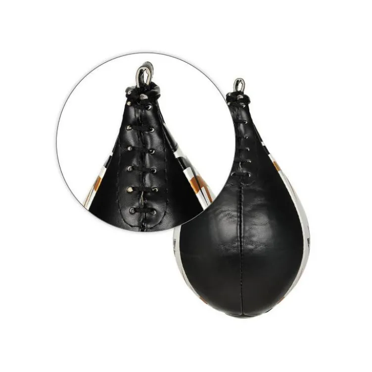Poire de vitesse en cuir pour entraînement de boxe