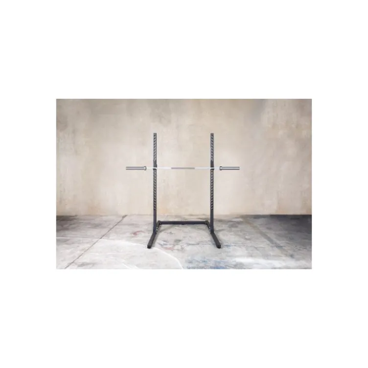 Porte barre de musculation ultra stable pour squat charge 250 kg - Kingsbox