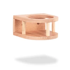 Porte-bouteille en bois pour sauna et hôtel - Accessoire pour centres de remise en forme et espaces bien-être
