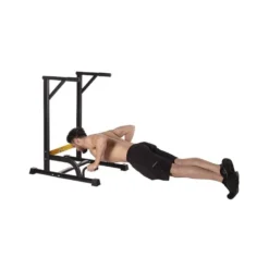 Poste à dips et pompes robuste pour entraînement en Home gym capacité 150 kg