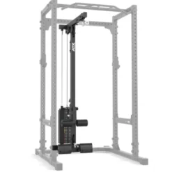 Poste à poulie ATX à charge guidée avec colonne de poids de 115 kg chargeable jusqu'à 150 kg - Tirage haut et bas pour racks ATX