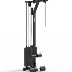 Poste à poulie avec colonne de poids 115 kg en option pour power rack de musculation série 600