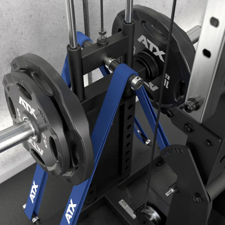Poste à poulie à charge libre pour exercices de tirage haut et bas compatible avec smith machine ATX série 700