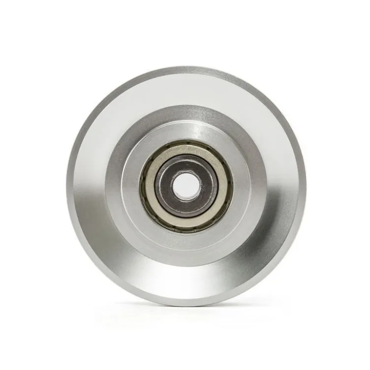 Poulie de remplacement en aluminium 115 mm x 18/25 mm pour station de musculation