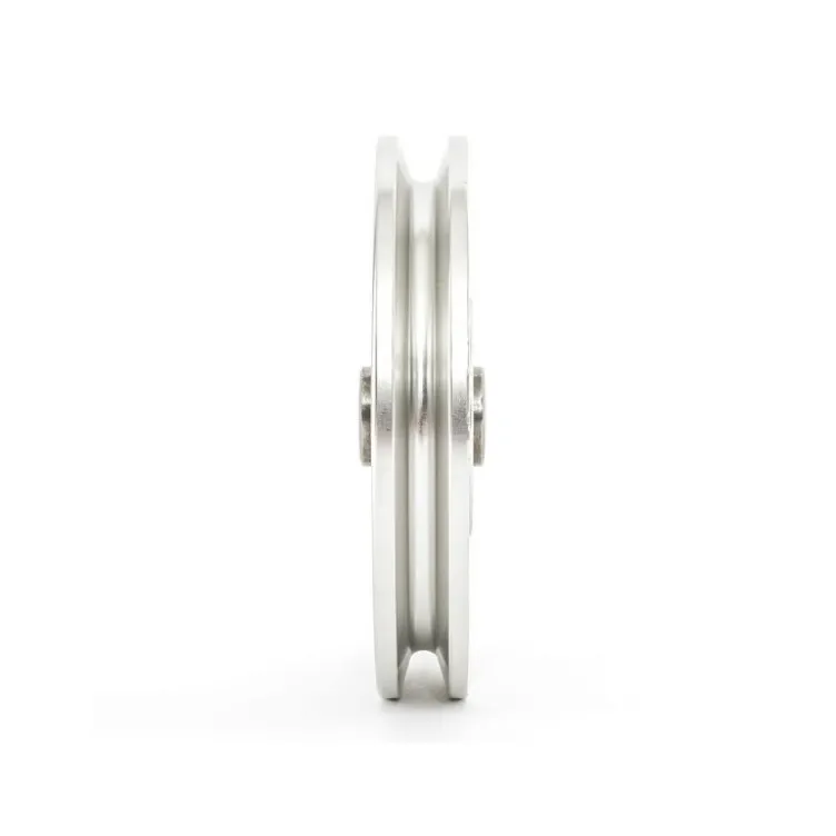 Poulie de remplacement en aluminium 115 mm x 18/25 mm pour station de musculation