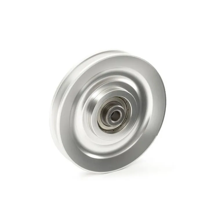 Poulie de remplacement en aluminium 115 mm x 18/25 mm pour station de musculation
