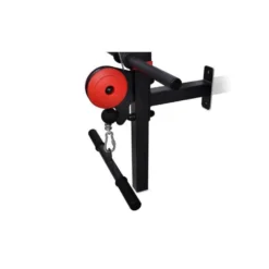 Poulie haute et basse pour bancs de musculation avec support à options - Home gym
