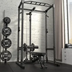 Poulie haute et basse professionnelle pour rack ATX PRX-510 et PRX-520 avec rouleau blocage genoux - 150 kg MAX