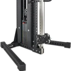 Poulie simple professionnelle réglable ATX avec colonne de poids 90 kg Cable Pull Tower - Réglable sur 37 positions