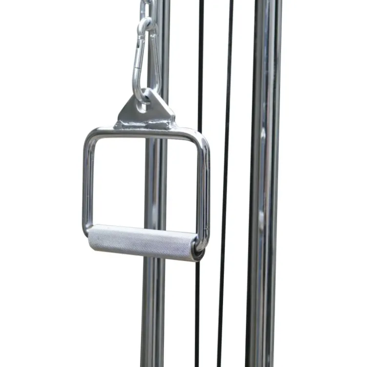 Poulie vis-à-vis de musculation Cross Over avec 2 x 75 kg - Charges guidées