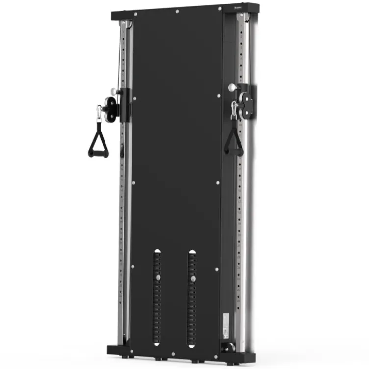 Poulie vis à vis murale professionnelle avec double colonne de poids - Capacité de charge 150kg