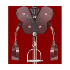 Poulie vis à vis polyvalente de qualité professionnelle avec poignées de tirage pour les salles de musculation commerciales