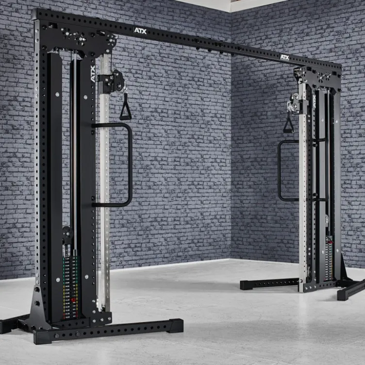 Poulie vis à vis professionnelle ATX avec colonnes de poids 2 x 90 kg Cable Crossover 800 series