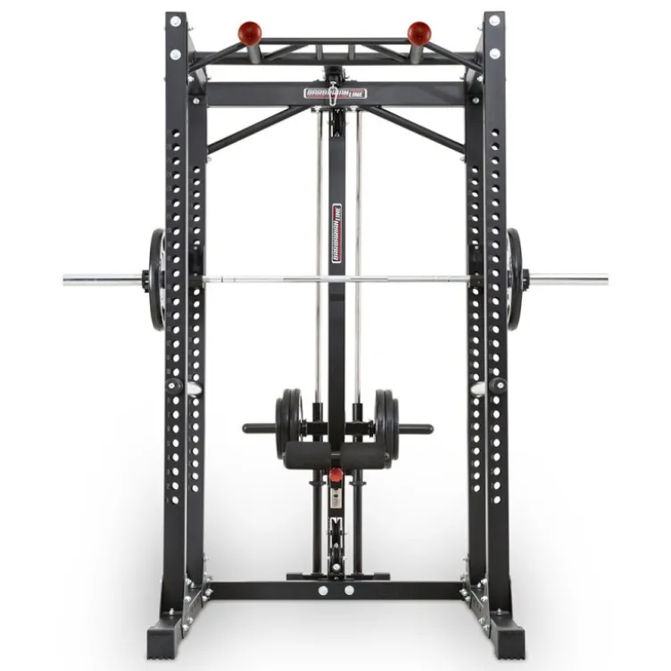 Power cage avec poulie haute et basse et barre de traction