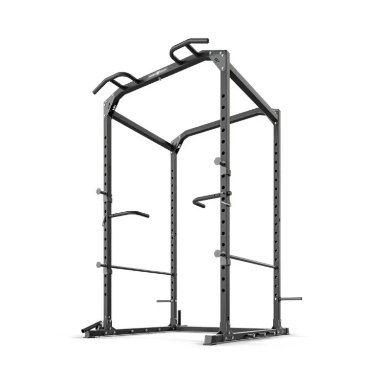 Power cage à squat de musculation avec grande diversité d'exercices musculaires - Capacité de charge 250 kg