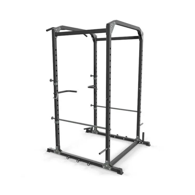 Power cage à squat de musculation avec grande diversité d'exercices musculaires - Capacité de charge 250 kg