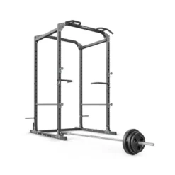 Power cage à squat de musculation avec grande diversité d'exercices musculaires - Capacité de charge 250 kg