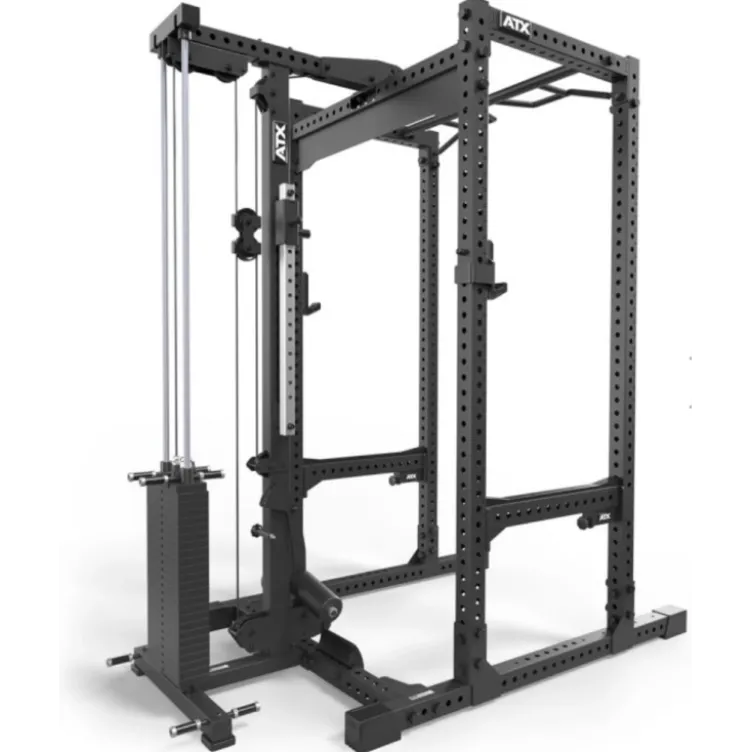 Power cage à squat de musculation ATX pour home gym à charge guidée 125 kg - Série 700