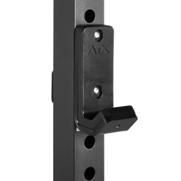 Power Half Rack de musculation ATX avec colonne de poids 115 kg et crochets en J - Série 600